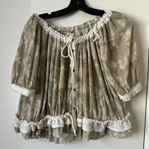 Free people top, cropped